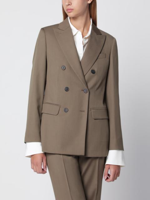 Max Mara Camel double-breasted wool jacket