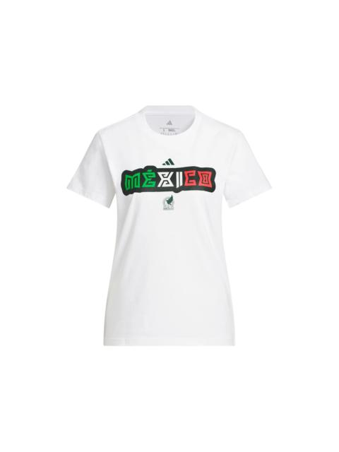 adidas adidas FIFA World Cup 2026 Mexico Home Graphic Tee White