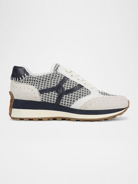 VERONICA BEARD Valentina Mesh Net Retro Sneakers