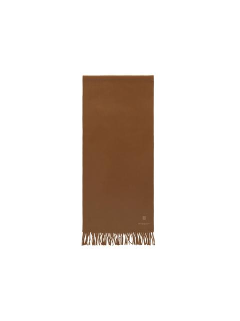 Givenchy Givenchy 4G Oblong Wool Scarf Havana Brown