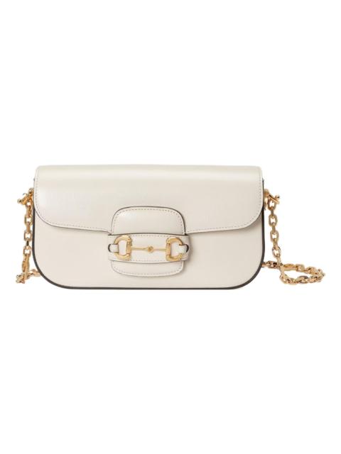GUCCI (WMNS) Gucci Horsebit 1955 Small Shoulder Bag 'White' 735178-1DB0G-9022