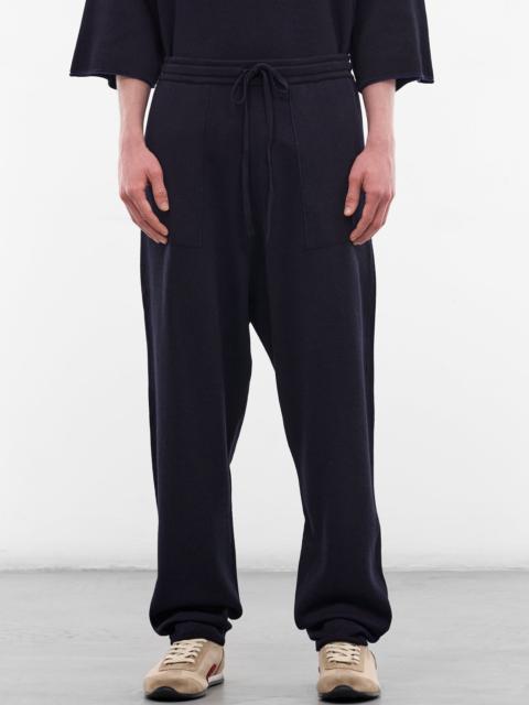 CASEY/CASEY Navy Softy Cotton-Wool Joggers