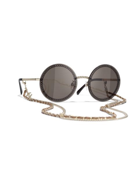 CHANEL Round Sunglasses