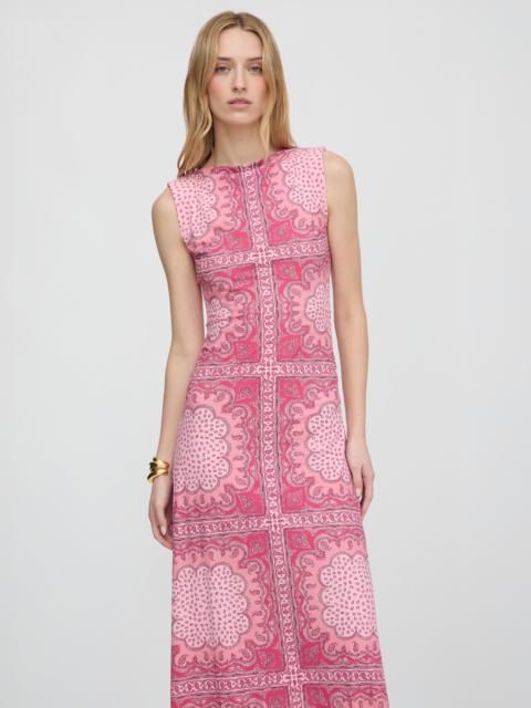 Hill House Home The Sloane Dress - Berry Paisley Scarf