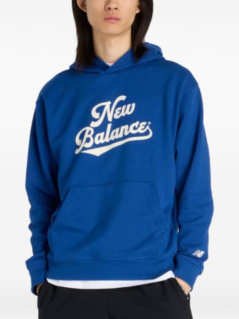 New Balance logo-print hoodie