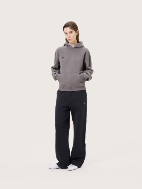 PANGAIA Womens Heavyweight Straight Leg Track Pants - Black