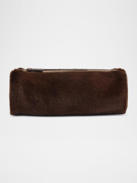 Proenza Schouler Silo Large Shearling Clutch Bag