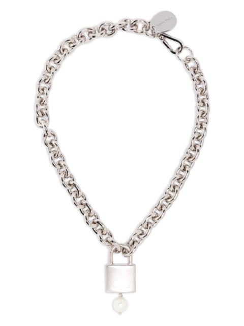 Simone Rocha Simone Rocha Padlock Pearl Necklace