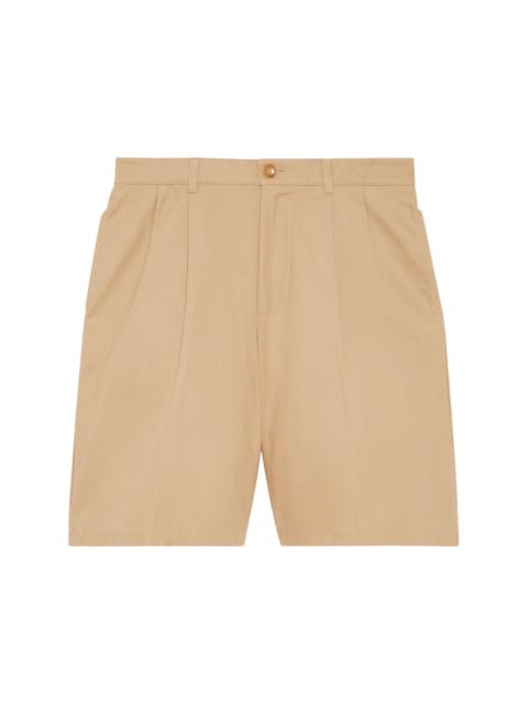GUCCI logo-embroidered bermuda shorts