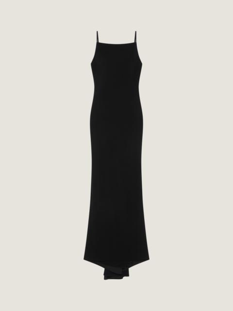 Givenchy SLICED LONG DRESS IN CREPE CADY