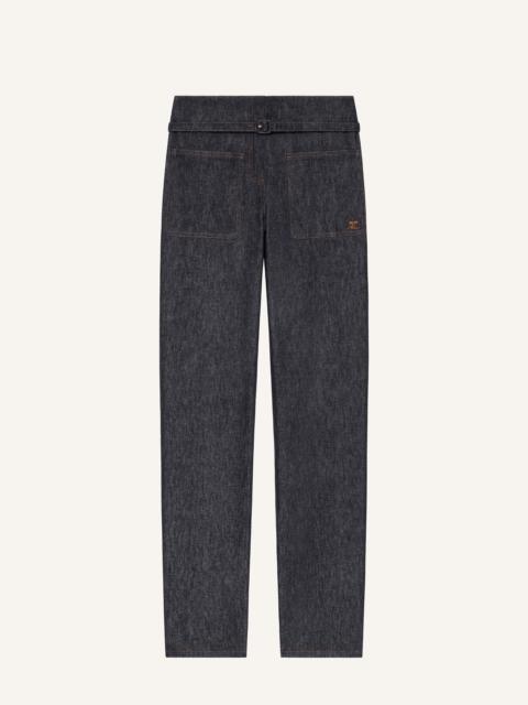 courrèges STRAIGHT DENIM PANTS