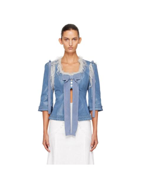 SANDY LIANG Blue Josie Blouse