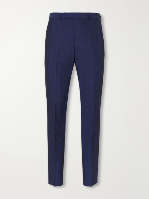 Paul Smith Slim-Fit Tapered Cotton and Linen-Blend Suit Trousers