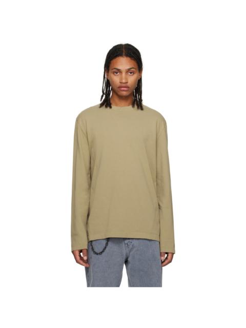 Our Legacy Beige Twisted Long Sleeve T-Shirt