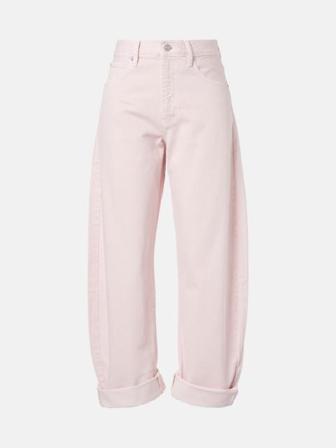 FRAME Bubble barrel-leg jeans
