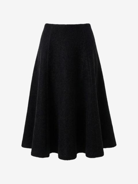 Valentino seam-detail midi skirt