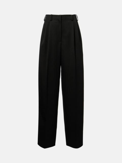 Givenchy Cutout wool wide-leg pants