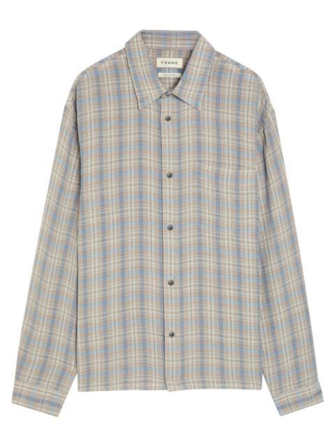 FRAME Frame Plaid Woven Shirt