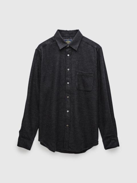 Portuguese Flannel Sounds Button-Up Shirt in Grey