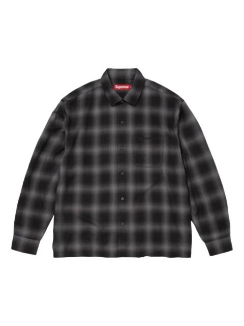 Supreme Supreme Shadow Plaid Flannel Shirt 'Blue' - SS23S13 BLUE