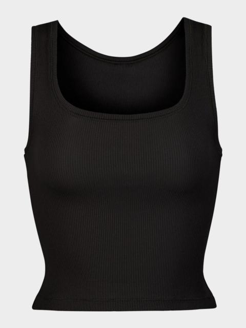 SKIMS Cotton Rib Cropped Tank