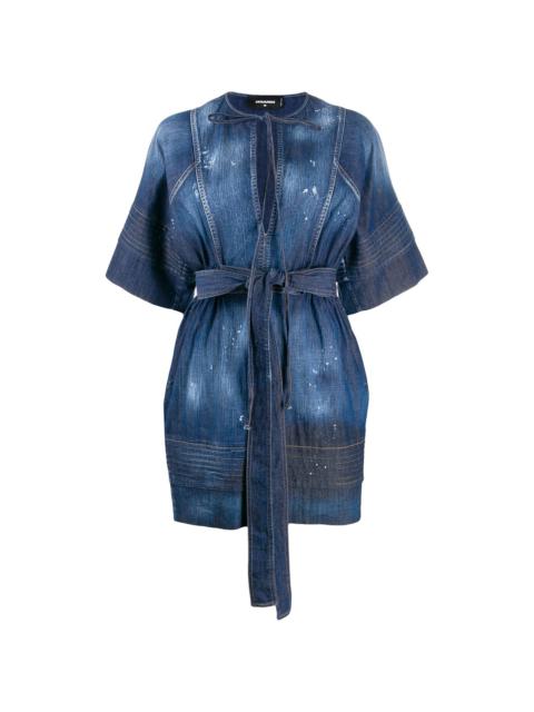 DSQUARED2 denim georgette 드레스