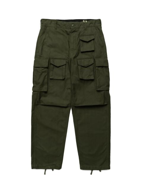 Engineered Garments FA Pant Cotton Brushed HB - Olive