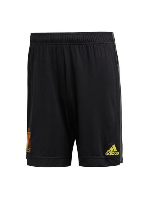 adidas adidas RBFA H SHO European Cup Belgium National Team Home Soccer/Football Sports Shorts Black EJ8554