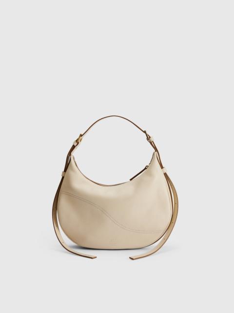 ATP ATELIER Liveri Mandorla Grained Leather Small hobo bag