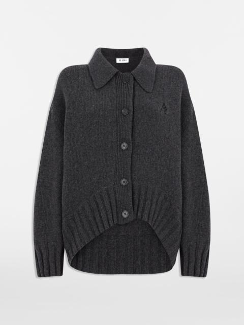 THE ATTICO DARK GREY CARDIGAN