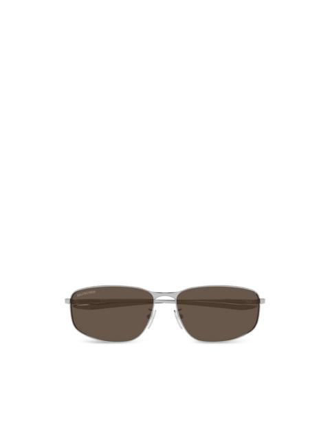 BALENCIAGA rectangle-frame sunglasses