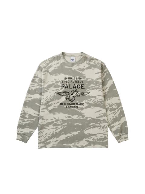 PALACE DOVE STAMP WAFFLE LONGSLEEVE SNOW CAMO