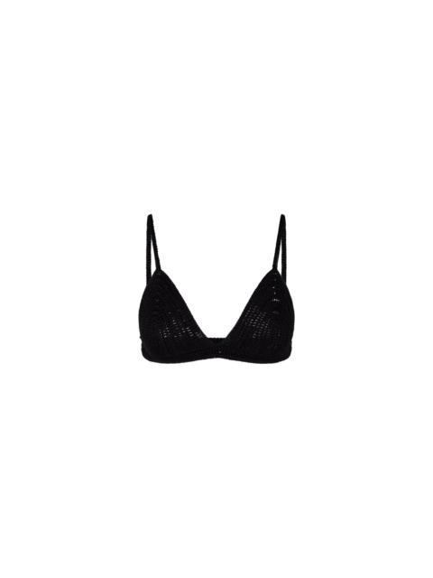 HEIRLOME Agnes Silk Bralette black