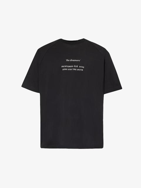 Full Moon branded-print cotton-jersey T-shirt