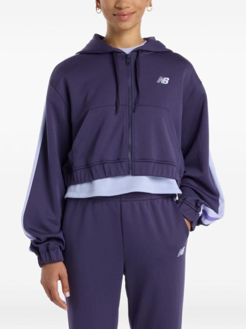 New Balance stripe zip jacket