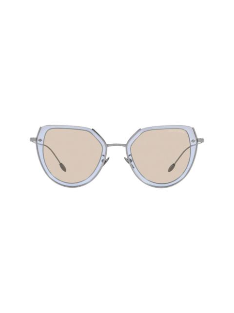 GIORGIO ARMANI oversized frame sunglasses