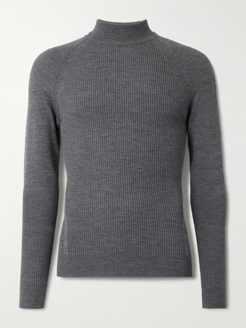 Loro Piana Ribbed Virgin Wool-Blend Ski Base Layer