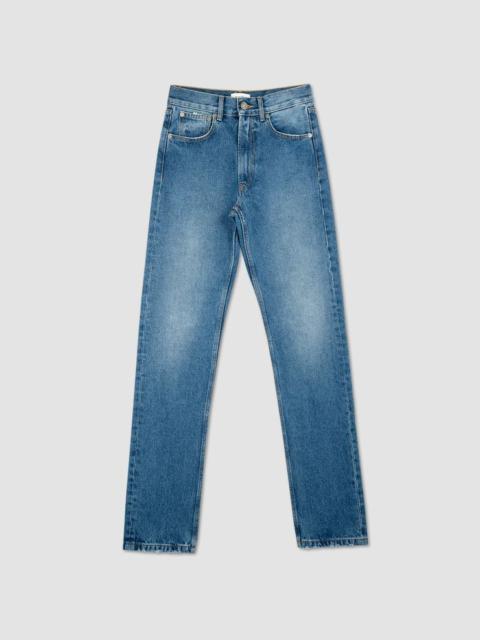 Jean Paul Gaultier Denim trousers with screen-printed logo