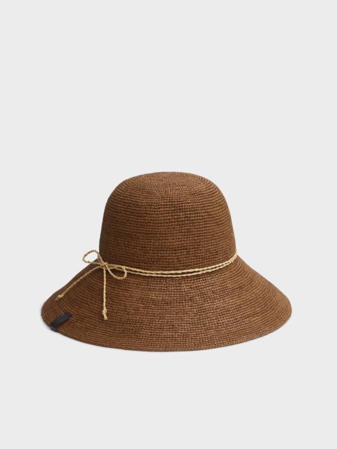 rag & bone Crochet Raffia Bucket Hat
