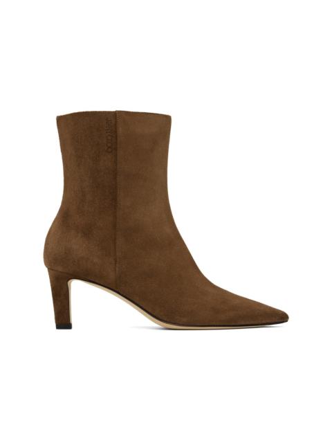 JIMMY CHOO Brown Alizze AB 65 Boots