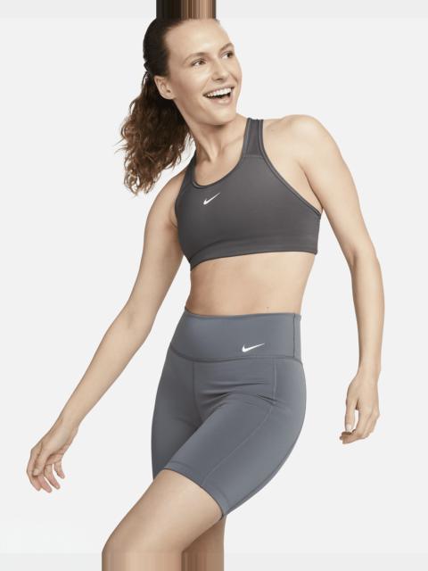 Nike Women's One Leak Protection: Period Mid-Rise 7" Biker Shorts