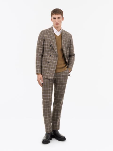 TIGER OF SWEDEN Tense Swedish Wool Plaid Trousers