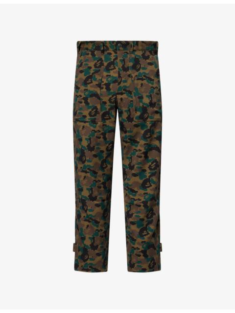 A BATHING APE® Bape X Kazuki Camo Woven Trousers
