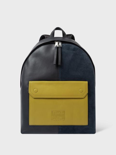Paul Smith Leather Contrast Pocket Backpack