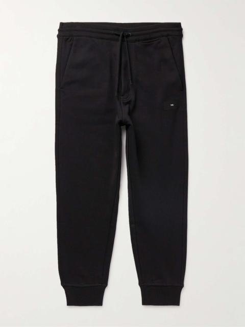 Y-3 Tapered Logo-Appliquéd Organic Cotton-Jersey Sweatpants