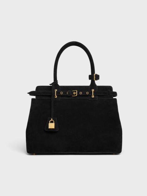 CELINE CELINE CONTI BAG in SUEDE CALFSKIN