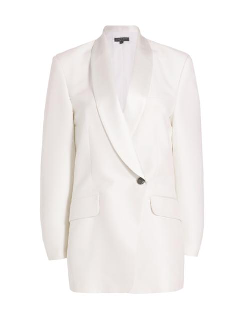 rag & bone Women's Femi Wool-Blend Double-Breasted Blazer Dress - White