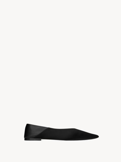 SAINT LAURENT nour slippers in satin