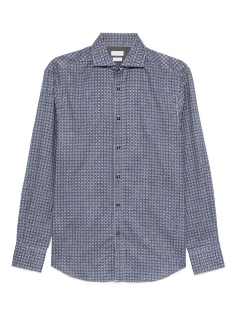 Brunello Cucinelli geometric-pattern shirt