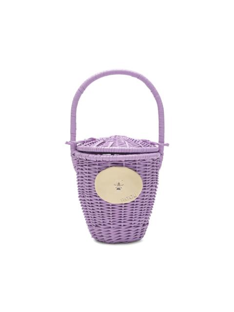 PATOU wicker bucket bag